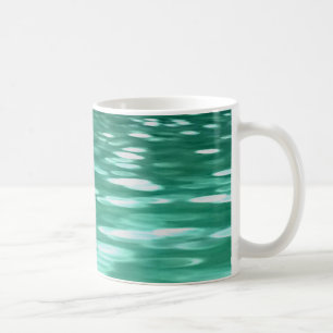 Abstract #3: Green Shimmer Coffee Mug