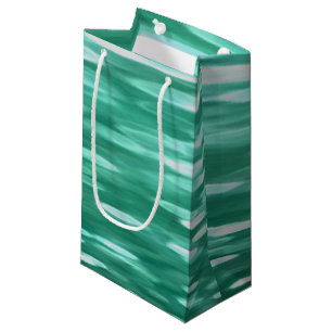 Abstract #3: Green Shimmer Small Gift Bag