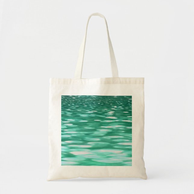 Abstract #3: Green Shimmer Tote Bag (Front)