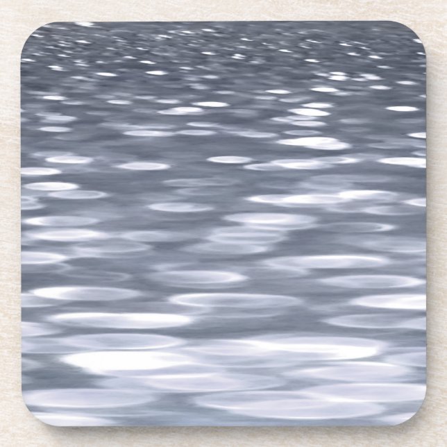Abstract #3: Gunmetal shimmer Coaster (Front)
