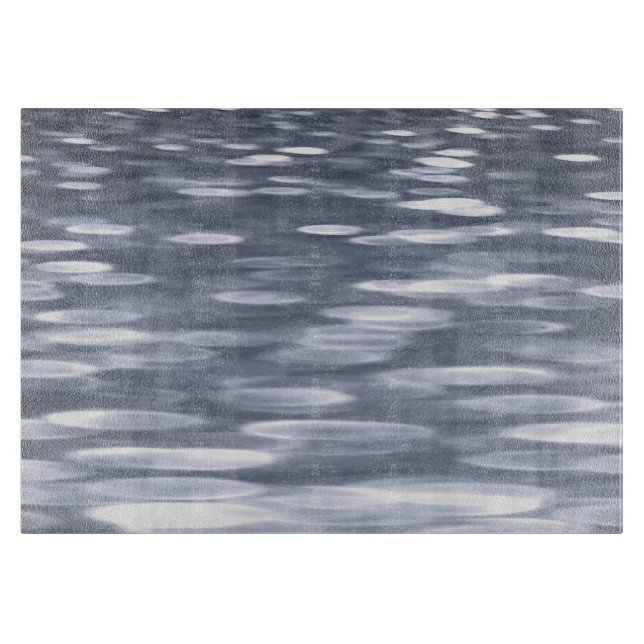 Abstract #3: Gunmetal shimmer Cutting Board (Front)