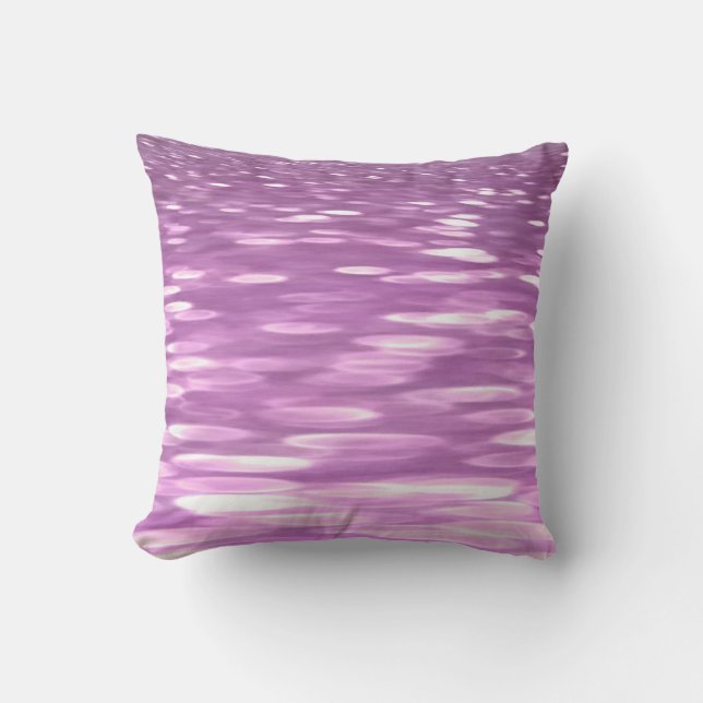 Abstract #3: Lilac Shimmer Cushion (Front)