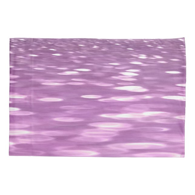 Abstract #3: Lilac Shimmer Pillowcase (Back)