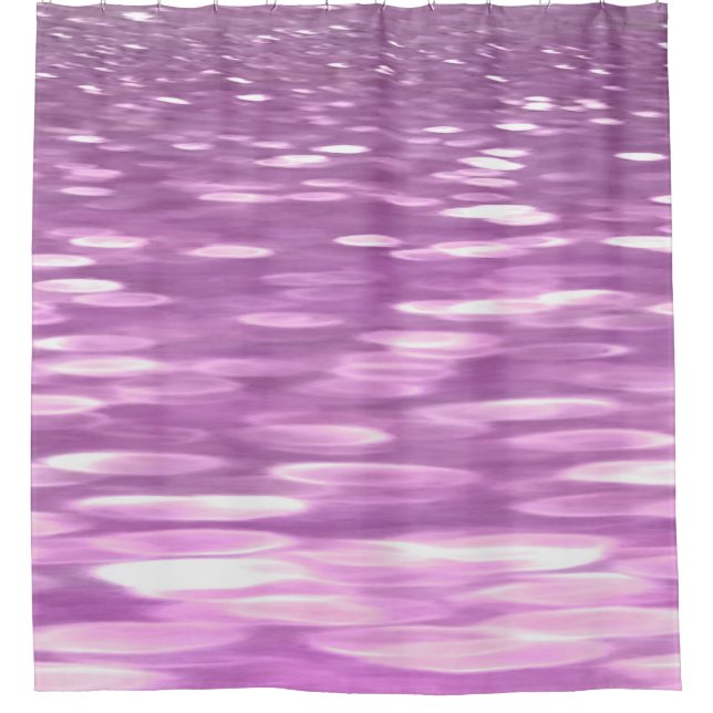 Abstract #3: Lilac Shimmer Shower Curtain (Front)