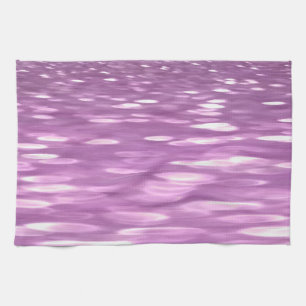 Abstract #3: Lilac Shimmer Tea Towel