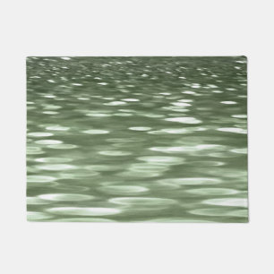 Abstract #3: Olive green blur Doormat