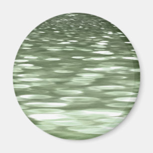 Abstract #3: Olive green blur Magnet