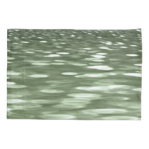 Abstract #3: Olive green blur Pillowcase