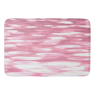 Abstract #3: Pink shimmer Bath Mat