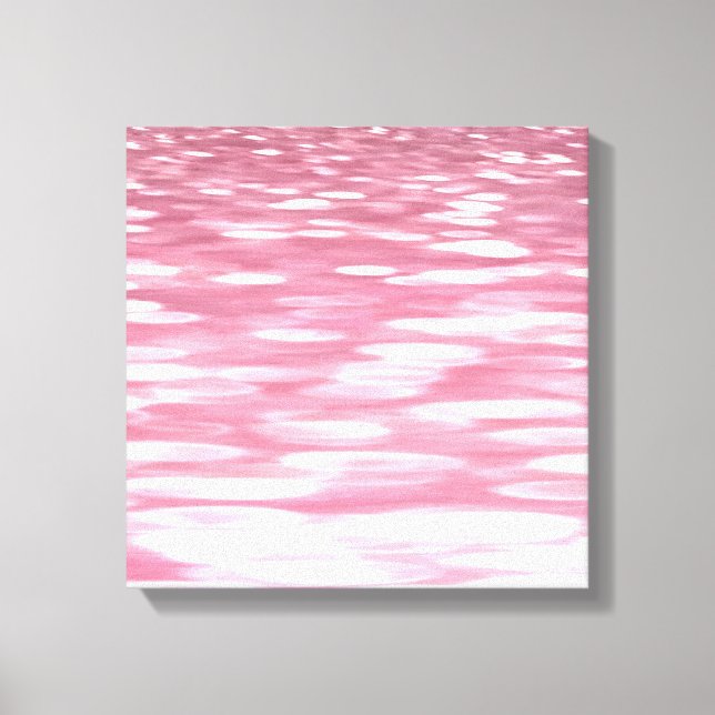 Abstract #3: Pink shimmer Canvas Print (Front)
