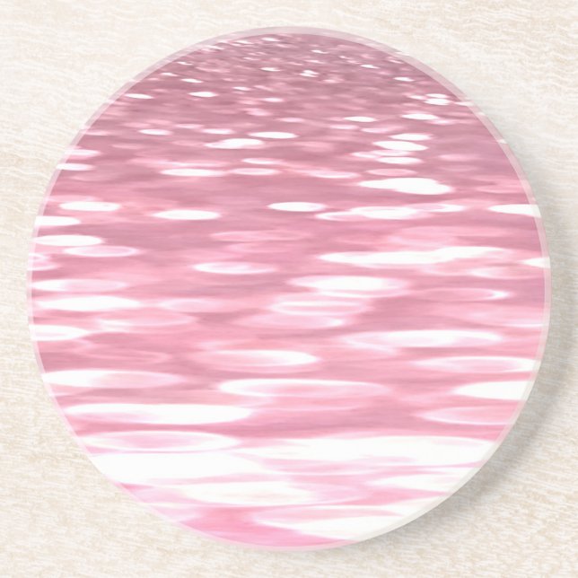 Abstract #3: Pink shimmer Coaster (Front)