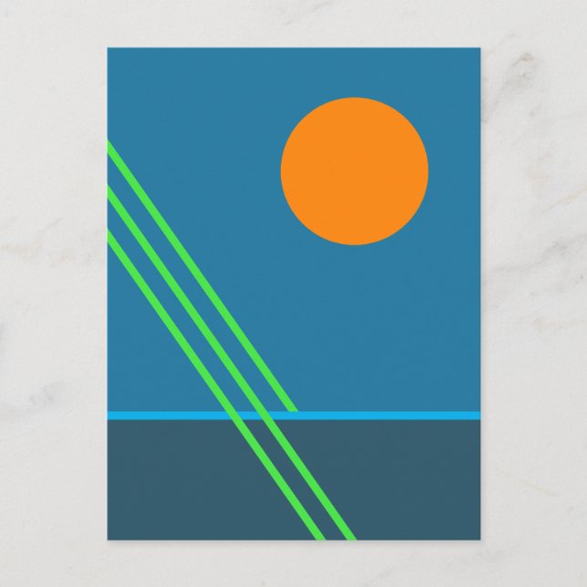 Abstract 3  postcard (Front)