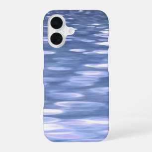 Abstract #3: Powder blue shimmer iPhone 16 Case
