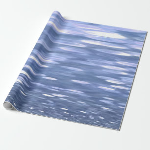 Abstract #3: Powder blue shimmer Wrapping Paper