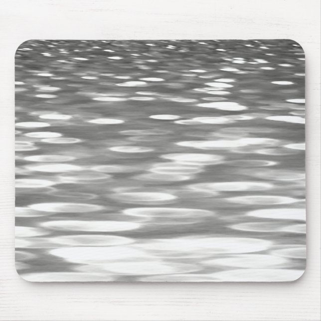 Abstract #3: Silver gray shimmer Mouse Pad (Front)