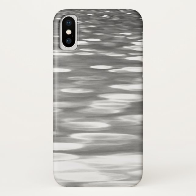 Abstract #3: Silver grey shimmer Case-Mate iPhone Case (Back)