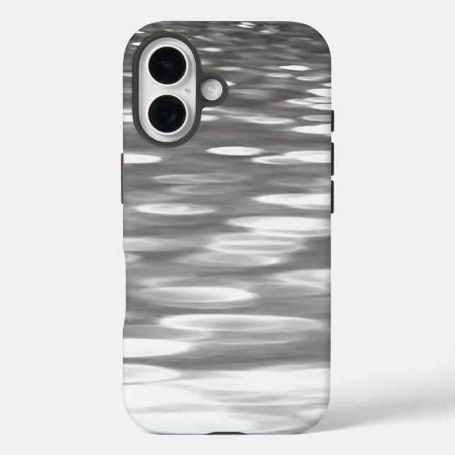 Abstract #3: Silver grey shimmer Case-Mate iPhone Case (Back)