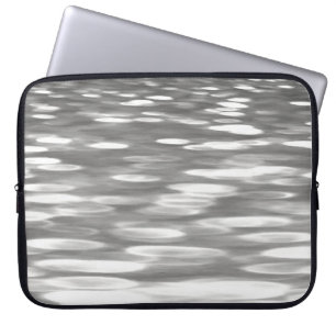 Abstract #3: Silver grey shimmer Laptop Sleeve