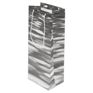Abstract #3: Silver grey shimmer Wine Gift Bag