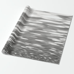 Abstract #3: Silver grey shimmer Wrapping Paper