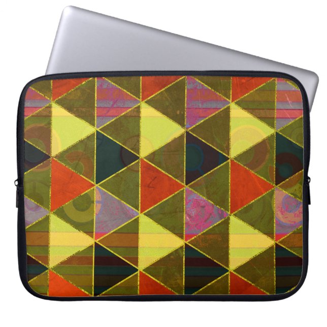 Abstract #474 laptop sleeve (Front)