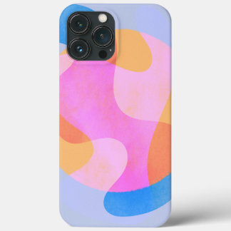 Abstract 4: Pink to Blue iPhone 13 Pro Max Case