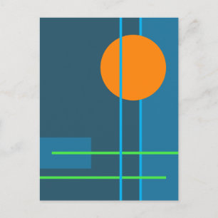 Abstract 4 postcard