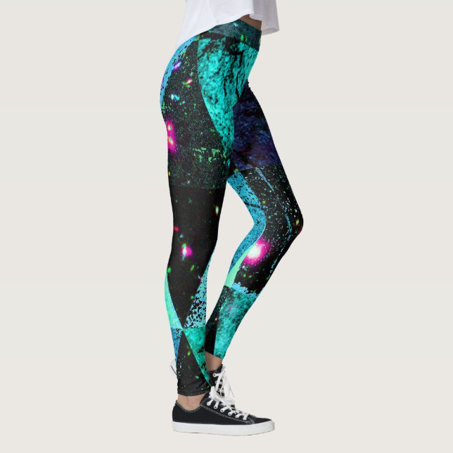 Abstract #509 leggings (Right)
