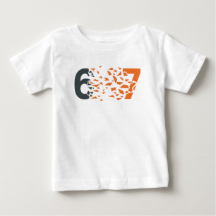 Abstract 67 Typography Baby T-Shirt