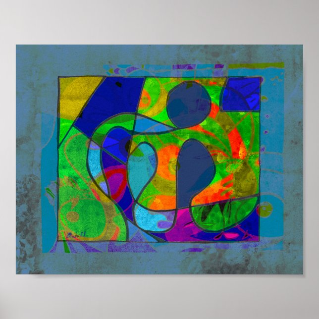 "Abstract 6" 8 x 10 Poster or Download (Front)