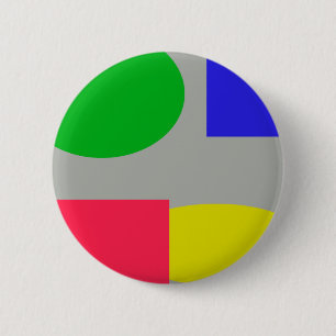 Abstract 6 Cm Round Badge