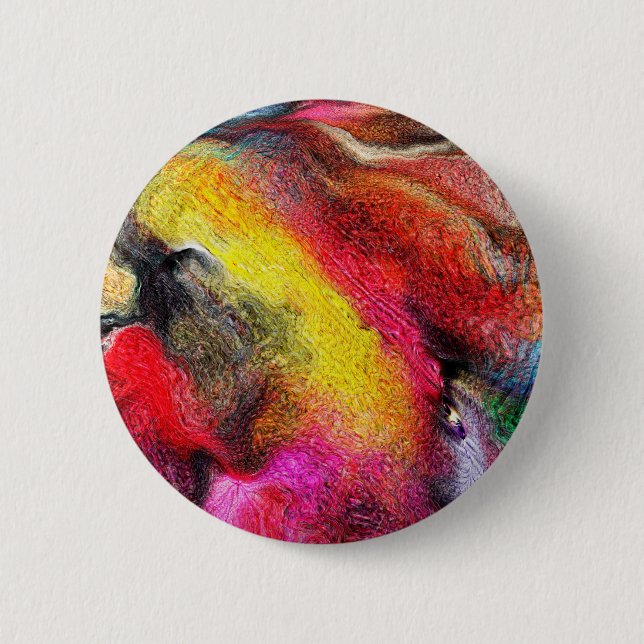 Abstract 6 Cm Round Badge (Front)