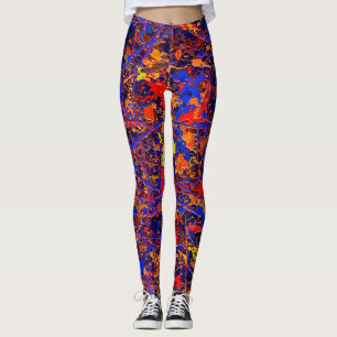 Abstract #737 leggings