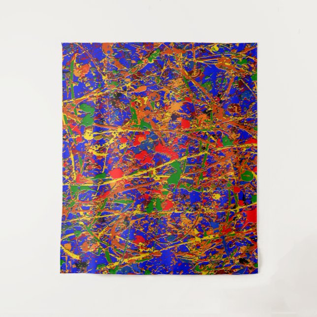 Abstract #741 Large Tapestry (Front)