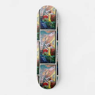 ABSTRACT 911 SKATEBOARD