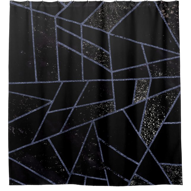 Abstract #938 shower curtain (Front)