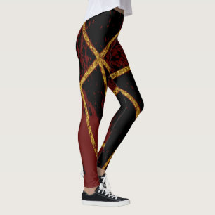 Abstract #940 leggings