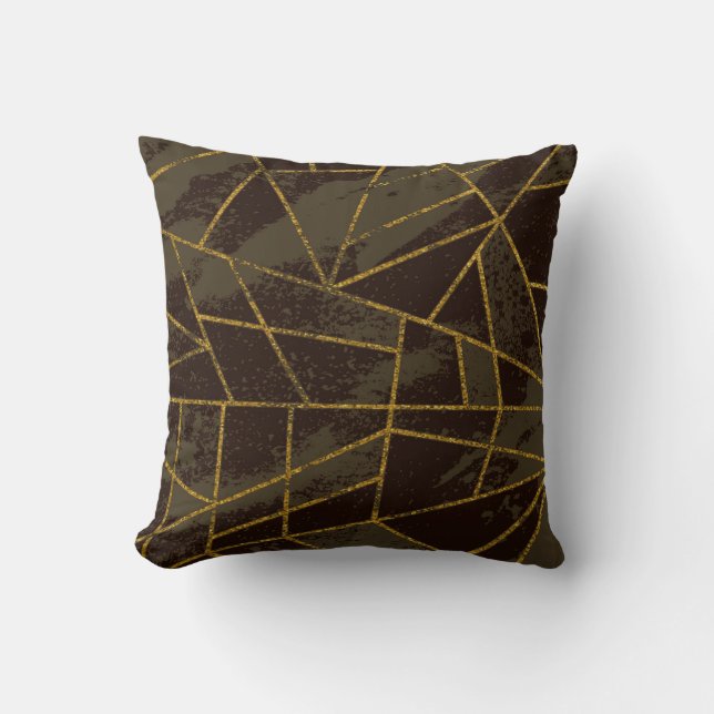 Abstract #941 Brown Cushion (Front)