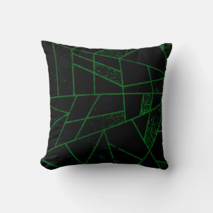 Abstract #948 Green Cushion