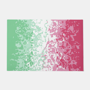 Abstract Abrosexual Pride Flag Doormat