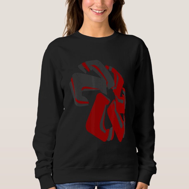 Abstract Abstraction Pattern Sweatshirt (Front)