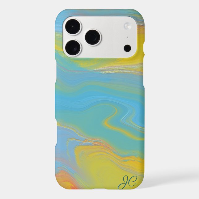 Abstract Acrylic Flow - Summer Breezes (Back)
