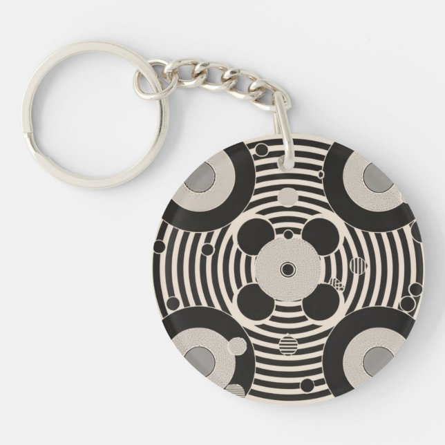Abstract acrylic keychain (Front)