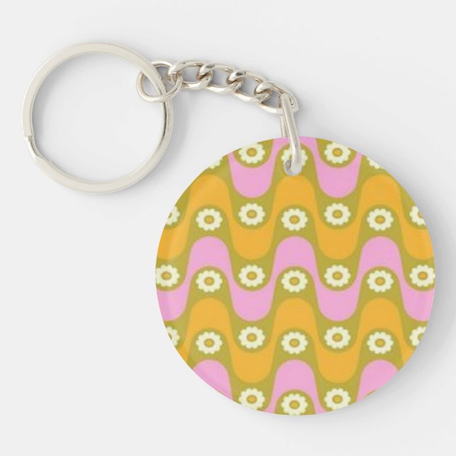 Abstract acrylic keychain (Front)