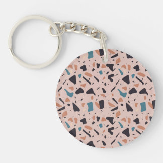Abstract acrylic keychain