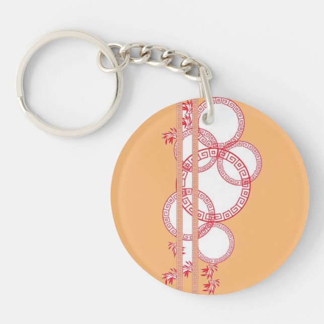Abstract acrylic keychain (Front)