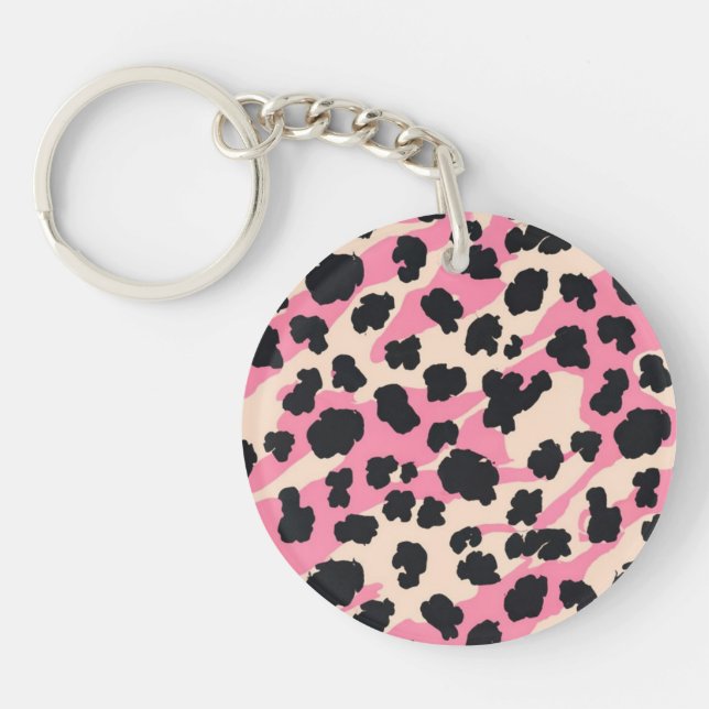 Abstract acrylic keychain (Front)