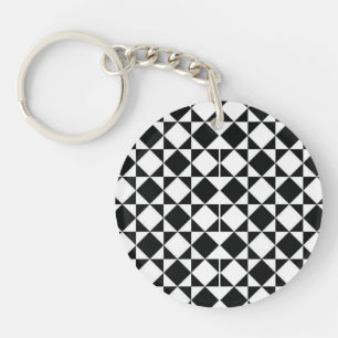 Abstract acrylic keychain