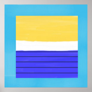 abstract acrylic painting poster