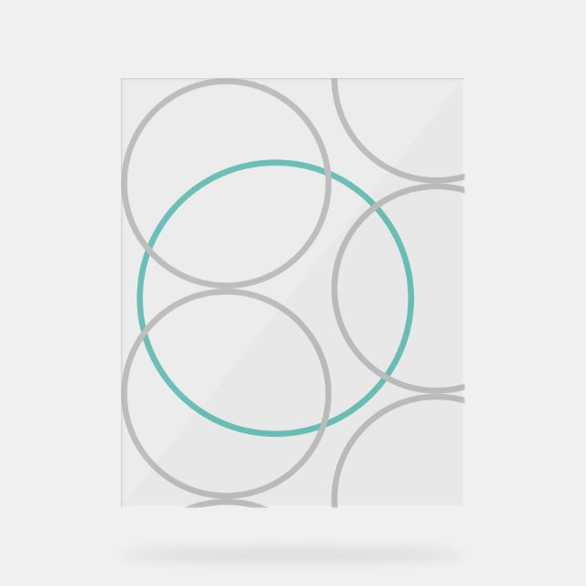 Abstract Acrylic Sign (Front)